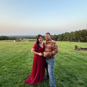 Azazie Flutter Sleeve V-Neck Gown Wedding